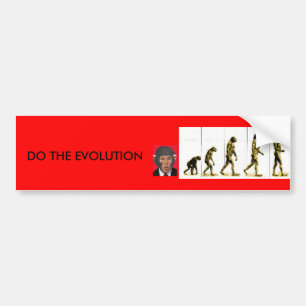 AUTOCOLLANT DE VOITURE FAITES L'ÉVOLUTION