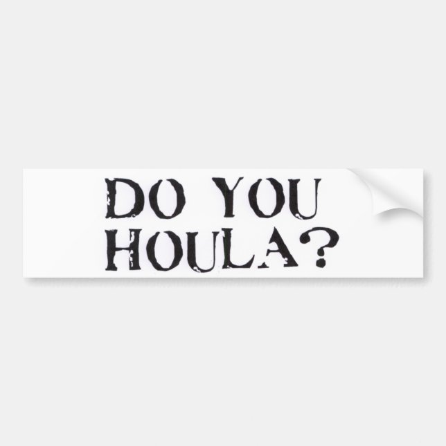 Autocollant De Voiture Faites-vous Houla ? (Devant)
