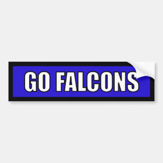 Autocollant De Voiture Falcons - blanc bleu noir
