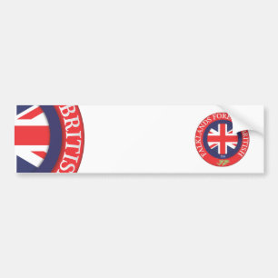 Autocollant De Voiture Falklands toujours britanniques