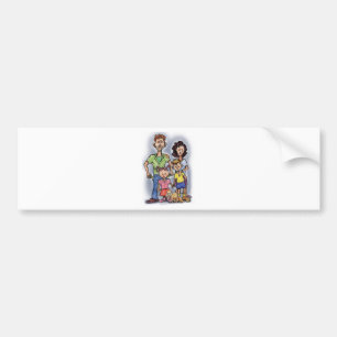 Autocollant De Voiture Famille triste
