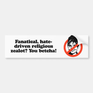 Autocollant De Voiture Fanatique fanatique - vous Betcha