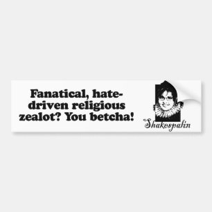 Autocollant De Voiture Fanatique fanatique - vous Betcha