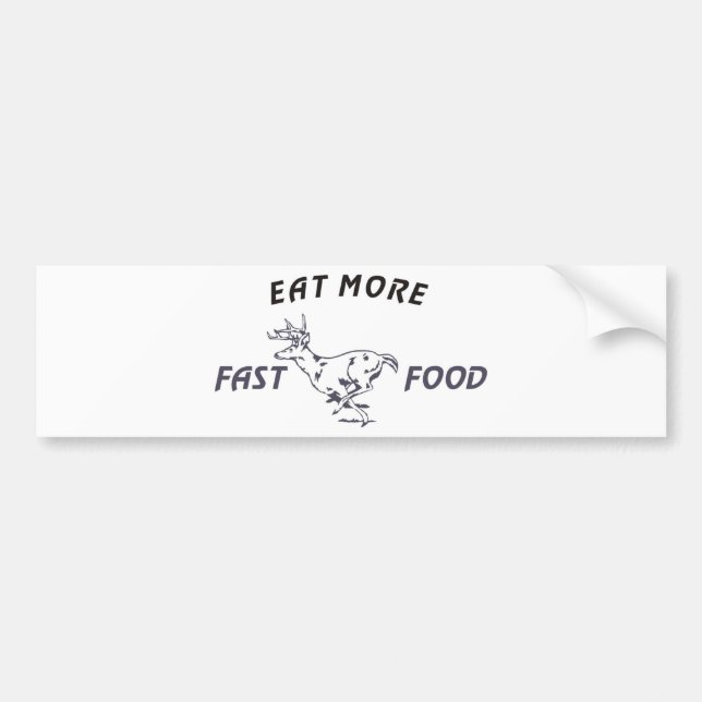 AUTOCOLLANT DE VOITURE FASTFOOD_DEER (Devant)