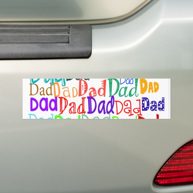 Autocollant De Voiture Father's (En voiture)