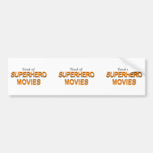 Autocollant De Voiture Fatigué Des Films Superhero