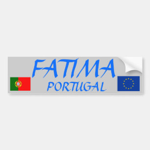 Autocollant De Voiture Fatima, adhésif pour pare-chocs du Portugal