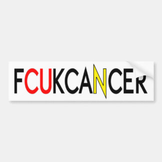 AUTOCOLLANT DE VOITURE FCUKCANCER