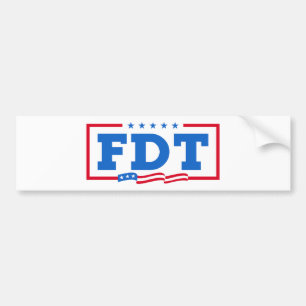 Autocollant De Voiture FDT Amusant anti-Trump No-Trump