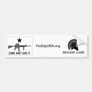 Autocollant De Voiture FedUpUSA viennent le prendre