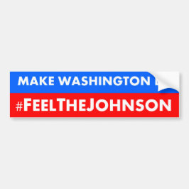 Autocollant De Voiture #feelthejohnson Gary Johnson 2016