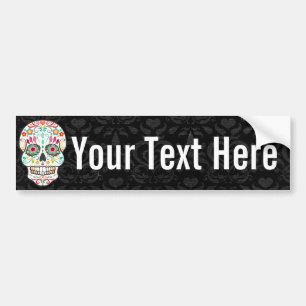 Autocollant De Voiture Feliz Muertos - adhésif pour pare-chocs fait sur