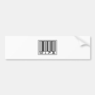 Autocollant De Voiture Femme à code barre