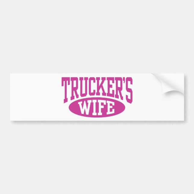 Autocollant De Voiture Femme de camion (Devant)