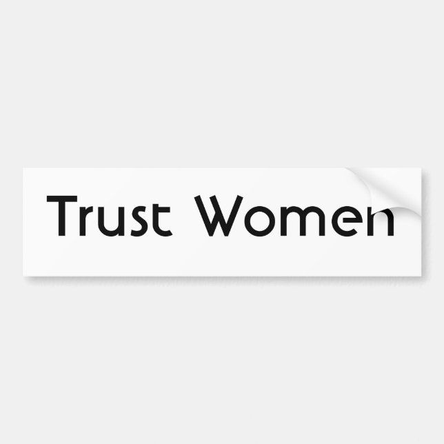 Autocollant De Voiture Femmes de confiance (Devant)