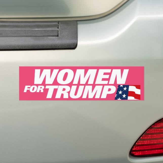 Autocollant De Voiture Femmes pour Trump 2024 (En voiture)