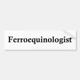 Autocollant De Voiture Ferroequinologist