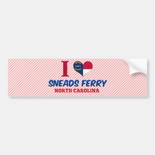 Autocollant De Voiture Ferry Sneads, Caroline du Nord