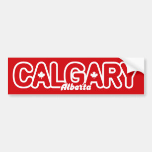 Autocollant De Voiture Feuille de Calgary