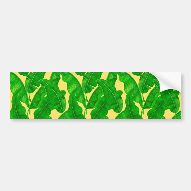 Autocollant De Voiture Feuilles de bananes (Devant)