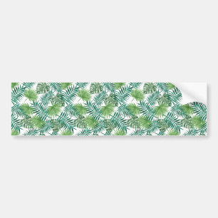 Autocollant De Voiture Feuilles de la jungle tropicale