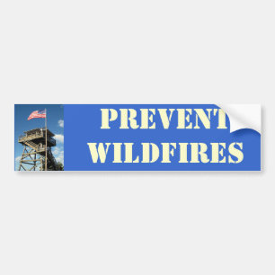 AUTOCOLLANT DE VOITURE FFLA, PREVENT-WILDFIRES