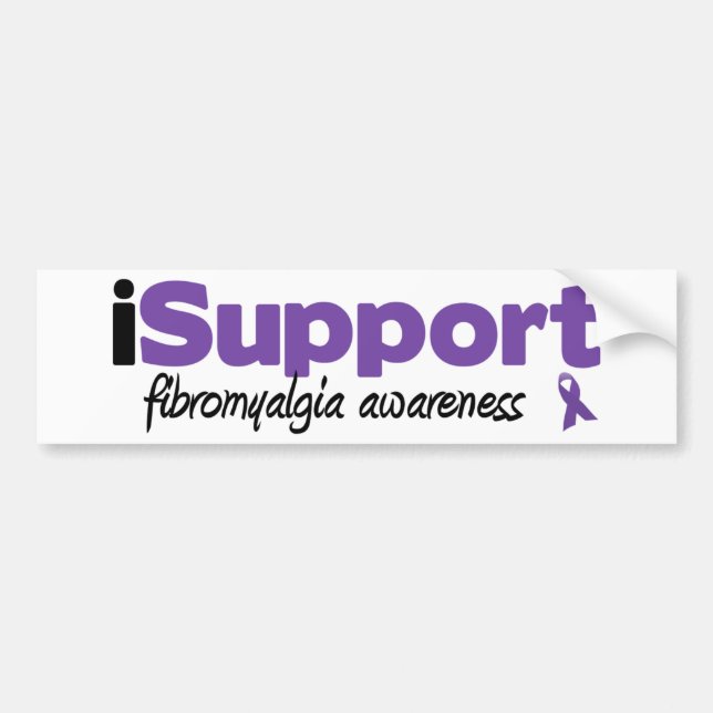 Autocollant De Voiture fibromyalgie d'iSupport (Devant)