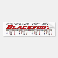 Fier d'être adhésif pour pare-chocs Blackfoot
