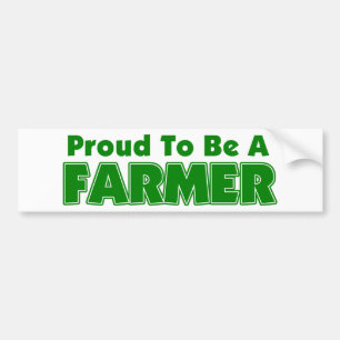 Autocollant De Voiture Fier d'être un agriculteur