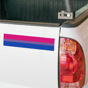 Autocollant De Voiture Fierté bisexuelle