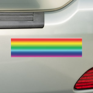 Autocollant De Voiture Fierté couleurs arc-en-ciel Bumper Sticker