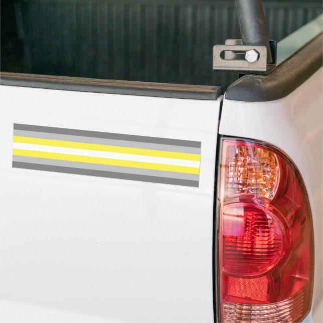 Autocollant De Voiture Fierté de Demigender (Sur camion)