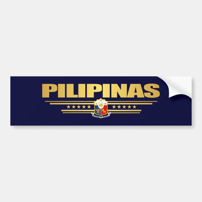Autocollant De Voiture "Fierté des Philippines" (Devant)