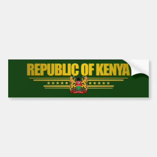 Autocollant De Voiture Fierté du Kenya