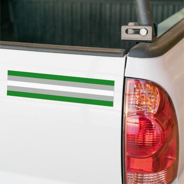 Autocollant De Voiture Fierté Greyromantic (Sur camion)