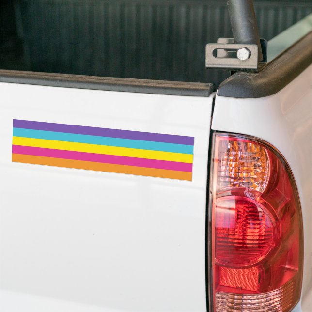 Autocollant De Voiture Fierté non binaire de genre (Sur camion)