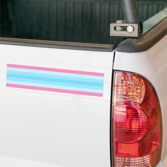 Autocollant De Voiture Fierté transmasculine (Sur camion)