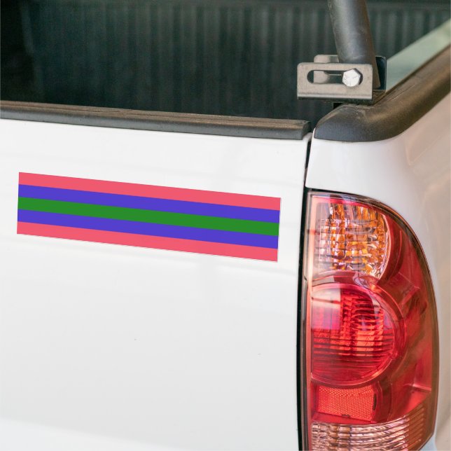 Autocollant De Voiture Fierté Trigenre (Sur camion)