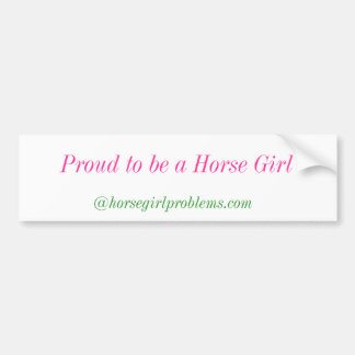 Autocollant De Voiture Fille de cheval