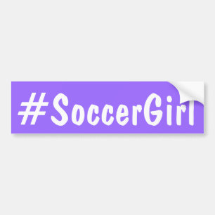 Autocollant De Voiture Fille du football