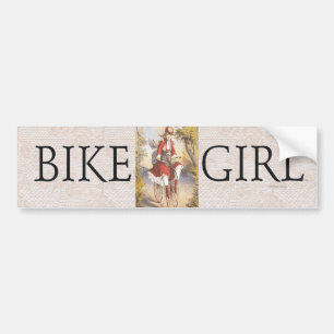 Autocollant De Voiture Fille SUPÉRIEURE de vélo