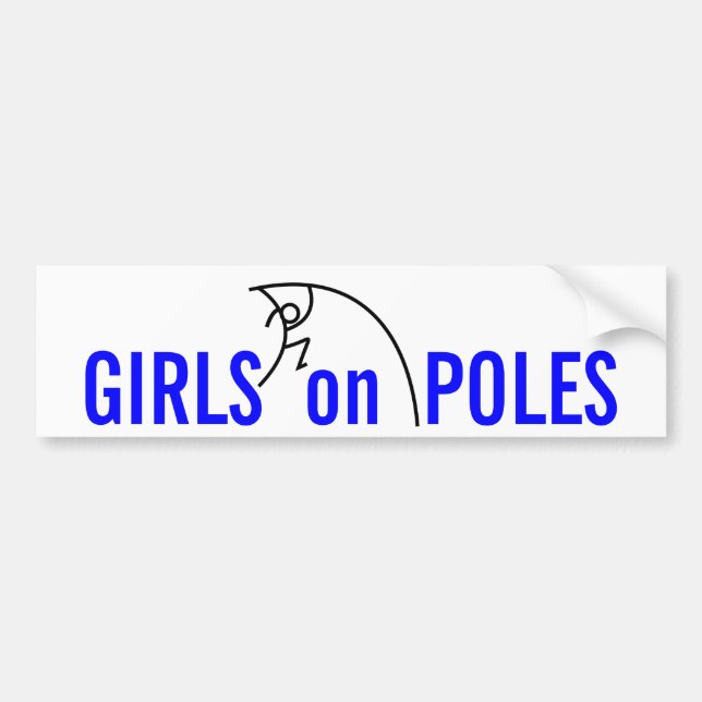 Autocollant De Voiture Filles sur Polonais (Devant)