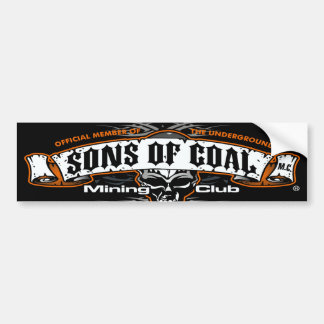 AUTOCOLLANT DE VOITURE FILS DE CLUB DE CHARBONNAGE