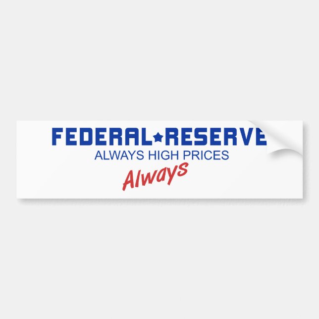 Autocollant De Voiture Finissez le Fed (Devant)