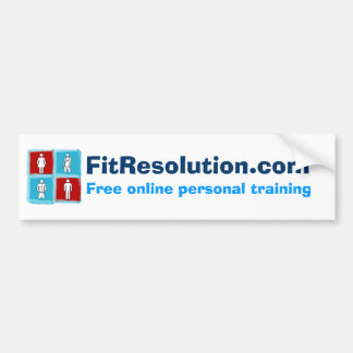 Autocollant De Voiture FitResolution - adhésif pour pare-chocs !