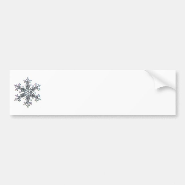 Autocollant De Voiture Flacon de neige (Devant)
