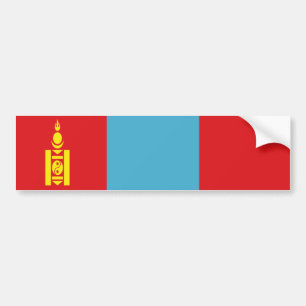 Autocollant De Voiture Flag of Mongolia
