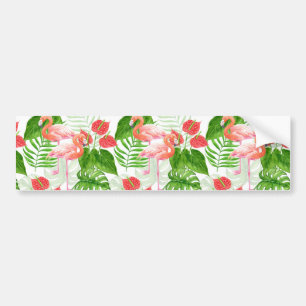 Autocollant De Voiture Flamant rose