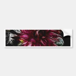 Autocollant De Voiture Fleur Crimson
