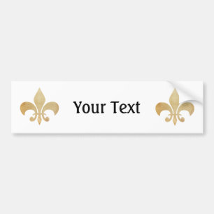 Autocollant De Voiture Fleur de Lis personnalisée